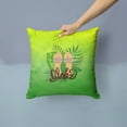 thumbnail image 2 of Carolines Treasures BB7449PW1414 Aloha Flip Flops Fabric Decorative Pillow  14Hx14W multicolor, 2 of 4