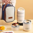 thumbnail image 3 of EIMELI Thermal Lunch Box Food Storage Wide Application Long Lasting Multi-layer Body Food Storage Container, 3 of 5