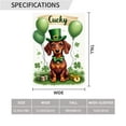 thumbnail image 2 of St Patricks Day Garden Flag Double Sided Printed Polyester Outdoor Decorative Yard Banner with Lucky Clover Shamrock Design for Spring Party Home Decor 12.5 x 18 Inch#26011, 2 of 6