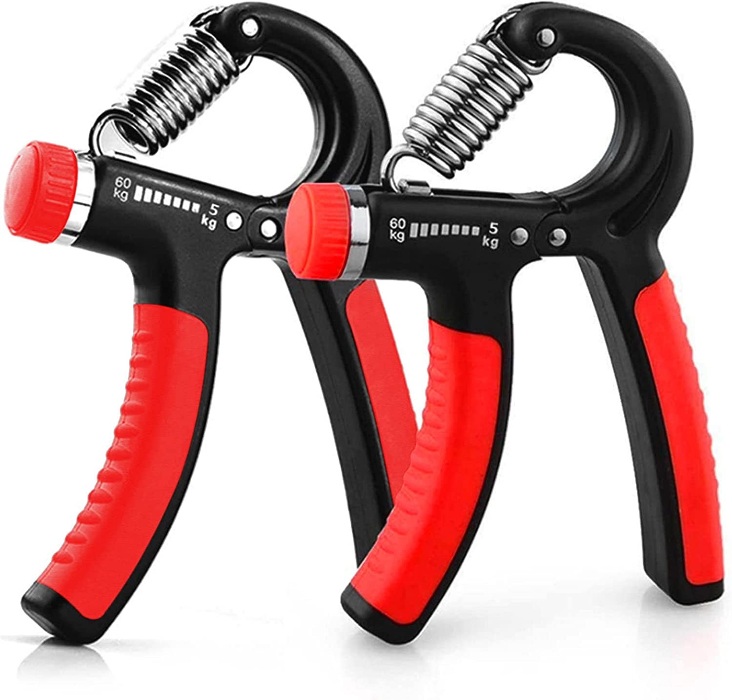 Paota 2 Pcs Hand Grip, 560kg Adjustable Grip Forearm Hand Wrist