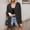 Black, variant on SROBPTY Womens Jackets, Cardigans for Women, Women's Cardigan Sweater Long Sleeve Knitted Casual Loose Fall Coat Jacket Green,S