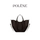 thumbnail image 1 of Bolso tote pequeño de piel color ébano de gran capacidad, 1 of 3