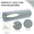 TRAHOO2 Pack Cervical Neck Pillow Roll Memory Foam Support Round