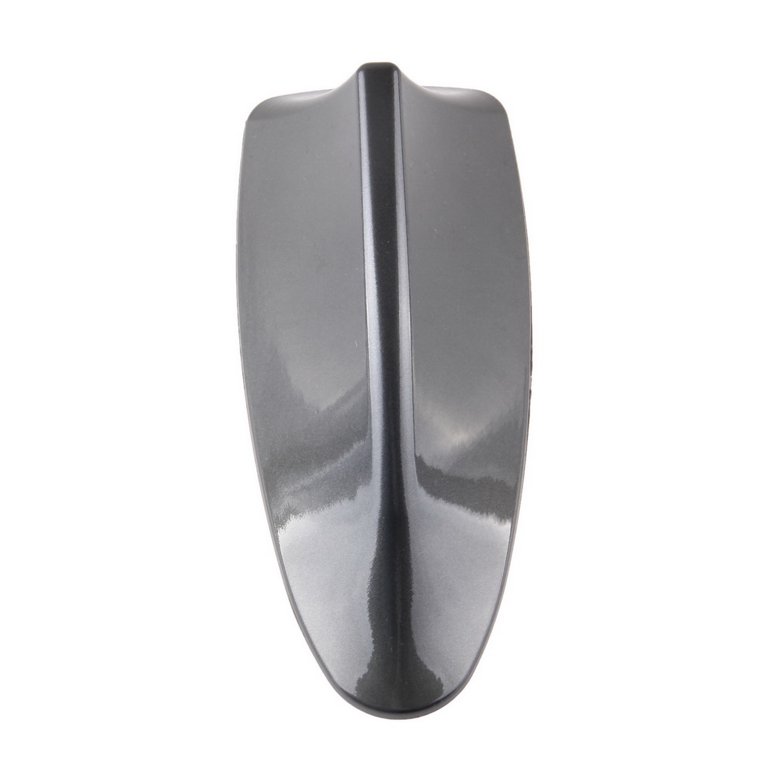 Universal Vehicle Adhesive Decorative Antenna Shark Fin Shape Auto Car Roof  Mount Aerial White