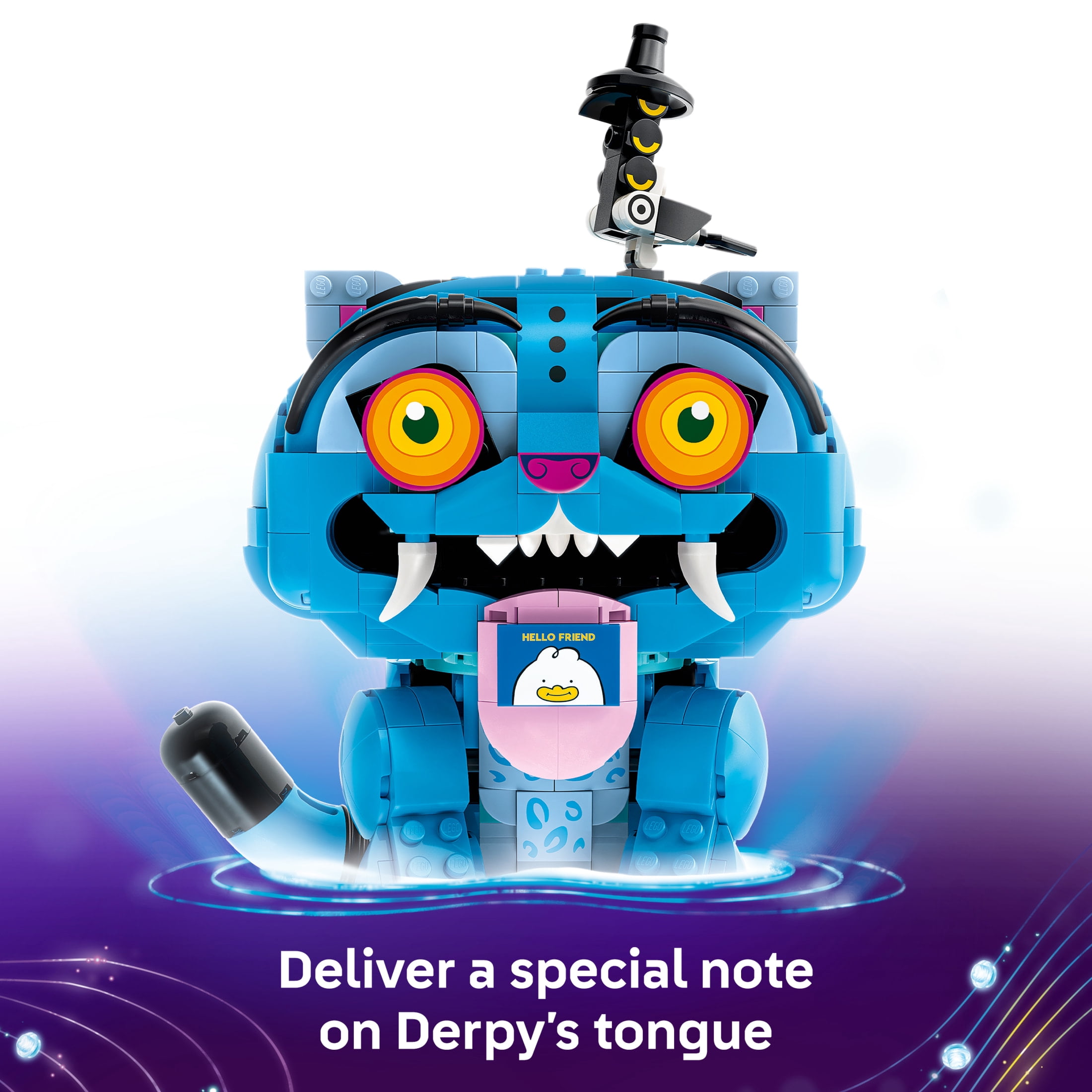 LEGO KPop Demon Hunters Derpy Tiger and Sussie Bird - Building Toys for Girls & Boys, Ages 9+ - KPop Demon Hunters Toy & Merch - Kids Bedroom Decor - 72537