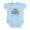 Sky Blue, variant on CafePress - The Villages Florida Body Suit - Baby Light Bodysuit, Size Newborn - 24 Months