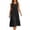 *Black, variant on VBVC Women's Sleeveless Eyelet Tiered Midi Dress , Ladies' Crew Neck Ruffle Dress , Summer Casual Beach Vacation Dresses For Women,Black,S-2XL