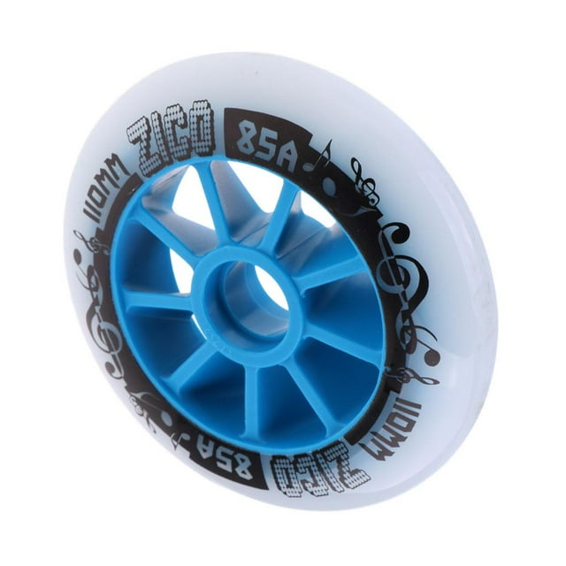Ruedas De Reemplazo De Ruedas De Patines En Línea Para Adultos Al Patinaje Elástico Alto - Azul DYNWAVEMX Rueda de patines de la PU