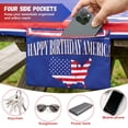 thumbnail image 3 of Tumao 6FT American Flag Picnic Table Cover with Bench Covers and Carrying Bag, 4th of July Waterproof Windproof Camping Rectangle Tablecloths, Washable Polyester Cover for Patio Indoor Outdoor, 3 of 7