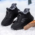thumbnail image 5 of Men's Sneakers Winter Walking Shoes Thermal Insulated Comfortable Athletic Sneakers With Arch Support Non Sole For Outdoor Hiking Daily Casual Wear Lightweight Breathable Design, 5 of 7