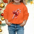 thumbnail image 2 of MIASHUI Chandails en Molleton d'Hiver pour Filles, Chandail à Capuchon de Noël Confortable avec Imprimé Flocon de Neige, Design Tendance pour Enfants, 2 of 4