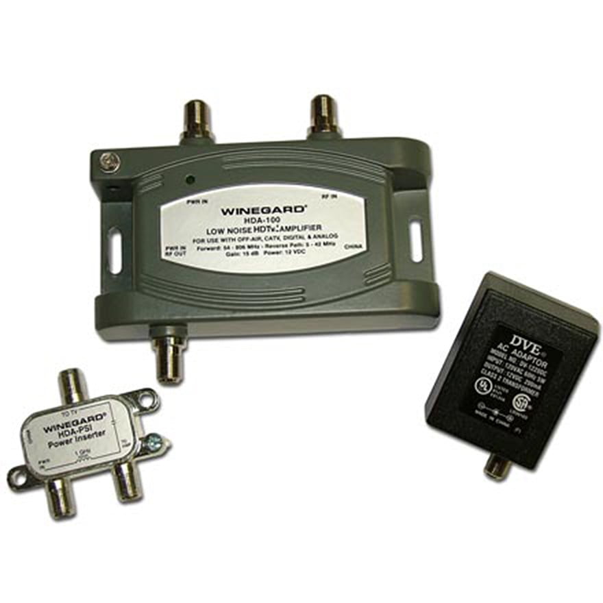 Winegard Model HDA100 HDTv2 Distribution Amp 1 port, +15dB gain