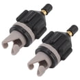thumbnail image 1 of Paddle Board Pump Adapter, Lightweight High Strength Air Pump Inflation Adapter  Sealing 2 PCS  For Kayak Black, 1 of 8