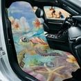 thumbnail image 2 of Binienty Sea Turtle Seat Cover Towels for Runners Tropical Hibiscus Floral Beach Towel Car Seat Cover Washable Sweat Towel Carseat Covers Universal Fit, Easy to Install, 2 of 8