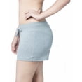 thumbnail image 2 of Ladies Drawstring Elastic Waist Cotton Lycra Yoga Beach Sport Shorts Hot Pants, 2 of 3