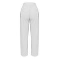 thumbnail image 5 of ShiShine Wide Leg Pants for Wome Elastic Straight Leg Lounge Pant Drawstring Lightweight Beach Trousers, 5 of 5