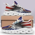 thumbnail image 4 of Puerto Rico American flag Shoes Trail Running Shoe Non-Slip Breathable Comfortable Sneakers white Size 10, 4 of 7