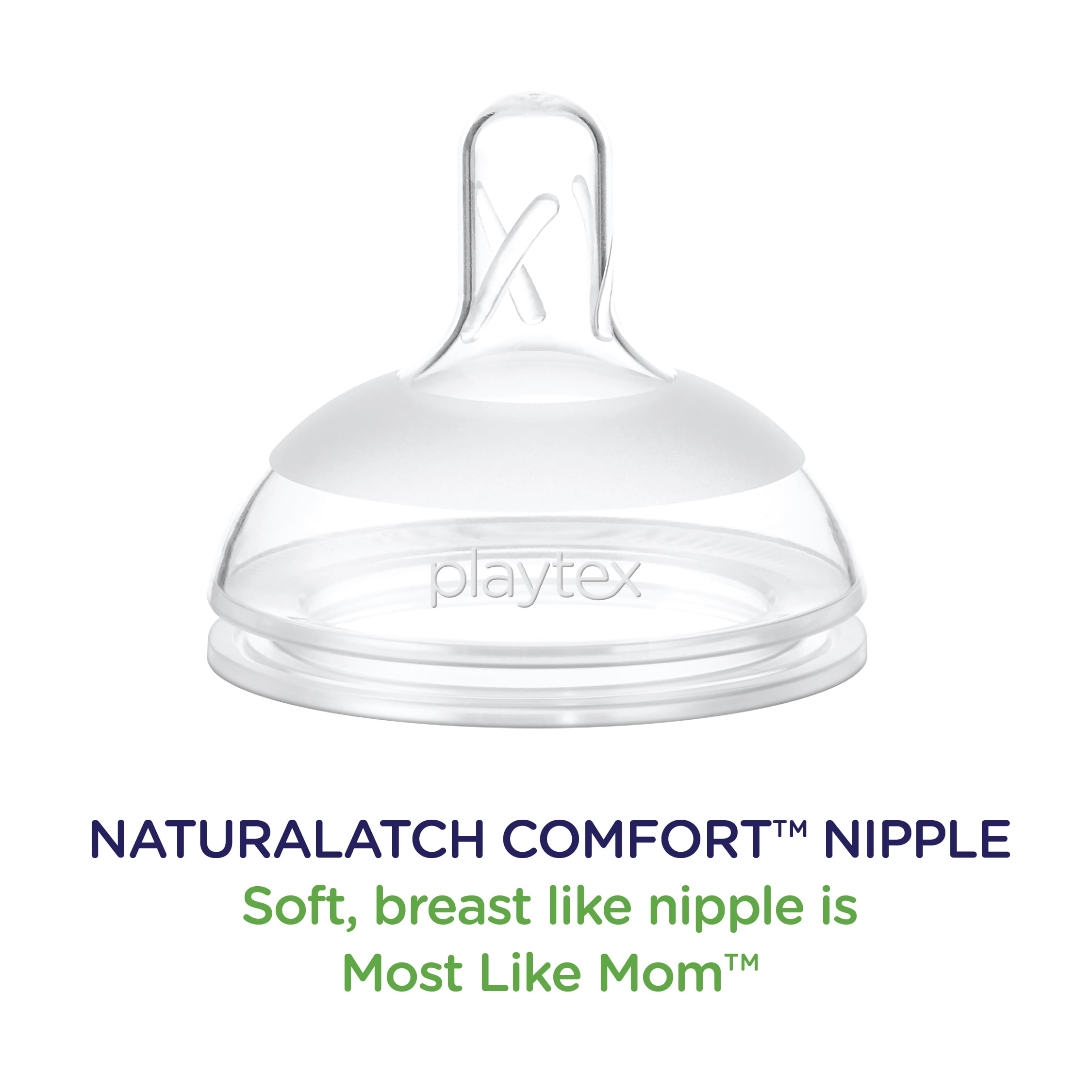 Playtex Baby Nurser Reusable Silicone PODS, Breastmilk Storage & Air-Free Feeding, 4 fl oz, 6 Count