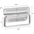thumbnail image 3 of 4 Pieces Stainless Steel Pull Handles, Case Handle, Metal Door Puller Handle, for Tool Box Flight Case Boxes Hardware, 3 of 5