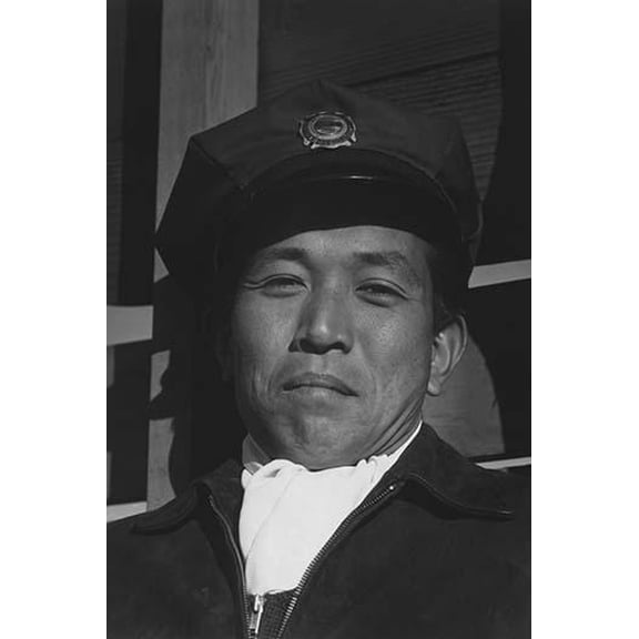 Mitsuo Matsuro, fireman- Fine Art Canvas Print (20" x 30")