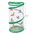 thumbnail image 2 of Insect Lore Butterfly Garden | Pavilion 24" with Voucher | 2ft Tall Habitat & STEM Journal | Redeem Voucher for 5 Live Baby Caterpillars | Painted Lady Butterfly Growing Kit, 2 of 12