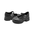 thumbnail image 3 of Yuyin Zapato Balerina Escolar Elegante Formal Para Mujer negro 25.5, 3 of 6