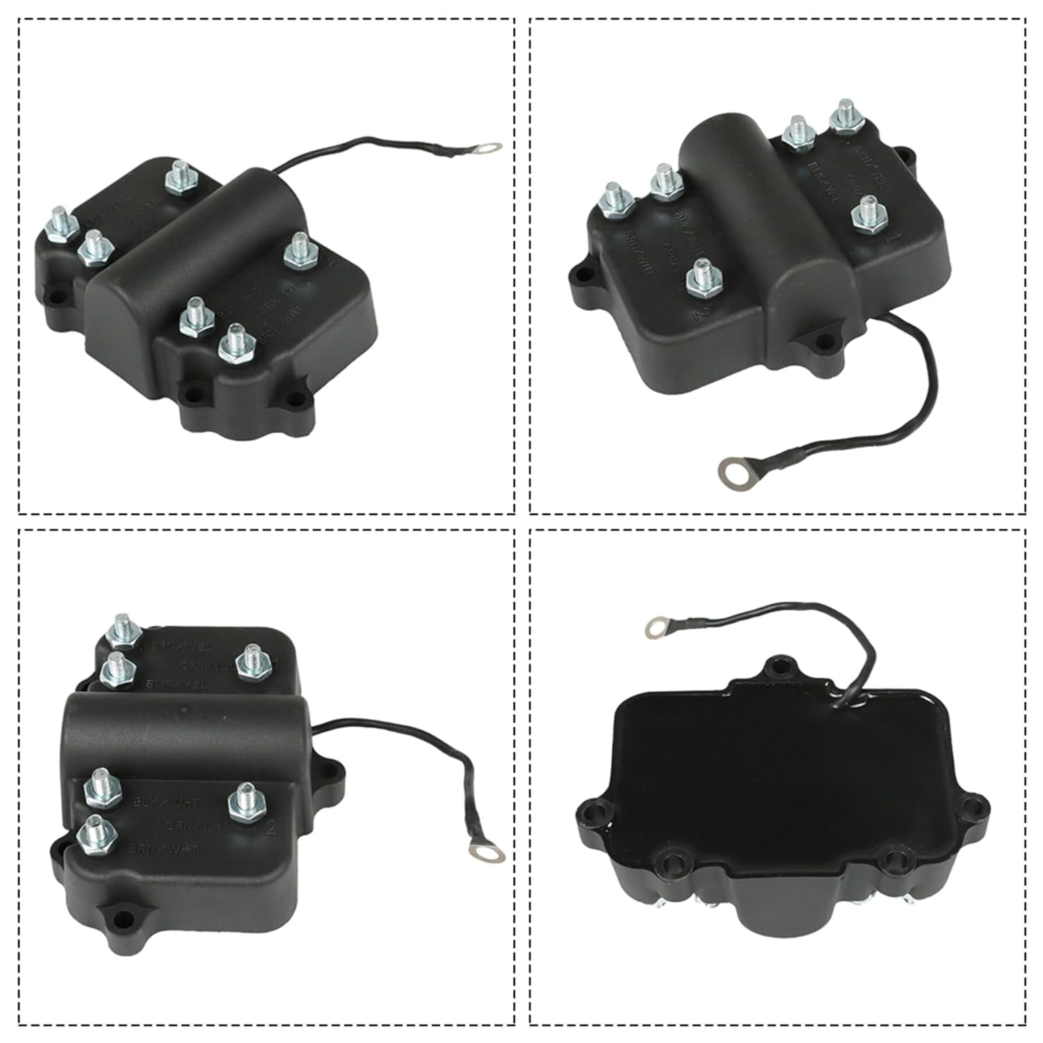 LABLT CDI Switch Box CDI Ignition Pack 339-7452A3 Replacement for Mercury Mariner 18 20 25 35 40HP 2Cyl Outboard