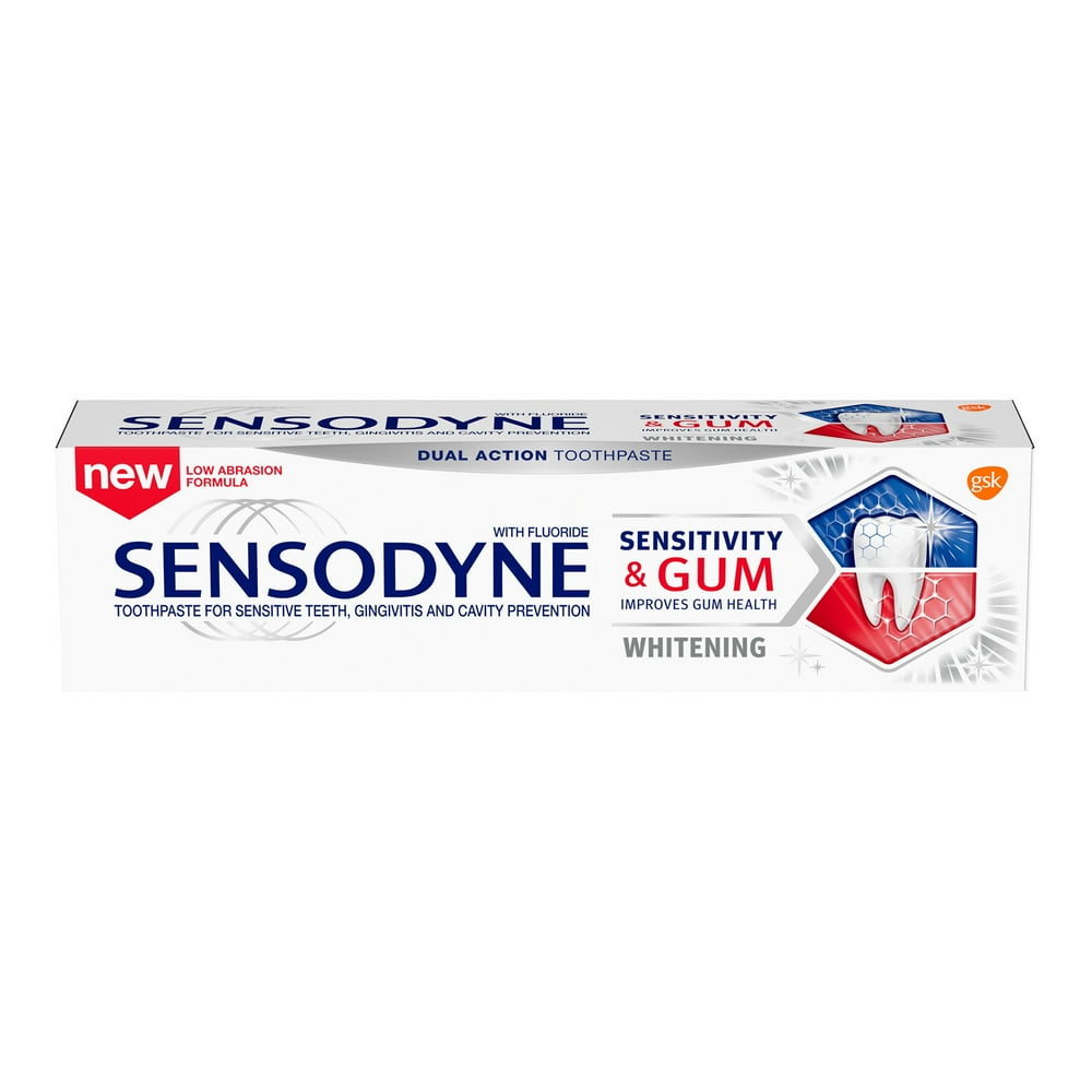 Sensodyne Sensitivity and Gum Whitening Toothpaste for Sensitive Teeth
