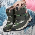 thumbnail image 5 of Splozh Boys Snow Boots Slip Resistant Lined Winter Shoes for Little/Big Kid,Camouflage 2, 5 of 6