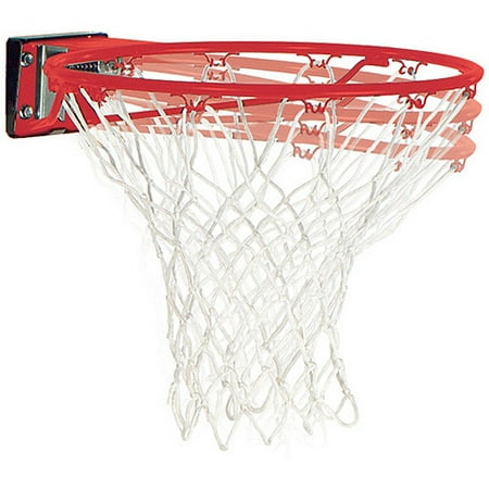 Spalding Slam Jam Breakaway Mounted Basketball Hoop Rim and Net