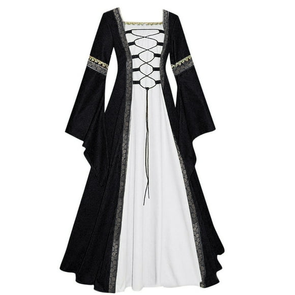 UPPADA Lace Up Corset Dress for Women Plus Size formal Wedding Guest Dresses for Winter Evening Party Cocktail Dress Vintage Swing Dress garden formal dresses for wedding guest