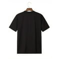 thumbnail image 2 of T-Shirt d'Été pour Hommes avec Imprimé Géométrique - Décontracté, Mélange de Polyester Extensible, Lavable en Machine, Col Rond pour Adultes, Hommes, Femmes, Adolescents, Adolescents, Jeunes, 2 of 5
