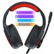 thumbnail image 3 of Audífonos gamer Anivia MH602 con micrófono ajustable - Conexión alámbrica 3.5mm - Cancelación de ruido profunda - Color rojo - Diámetro de altavoz 50mm - Incluye adaptador splitter, 3 of 6