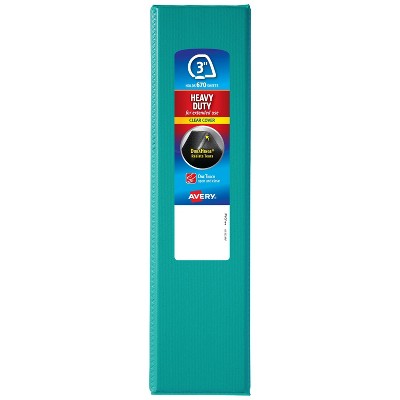 3" Rings 670 Sheet Capacity Heavy Duty View Binder - Green: Polypropylene, 4 Pockets, D Rings