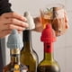 thumbnail image 4 of 3-Pack Silicone Bottle Stoppers, Decorative Wine Bottle Corks with Beanie Cap Design for Beverage Storage, 4 of 5