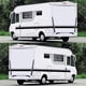 thumbnail image 3 of Pegatinas Coche Calcomanías de gráficos de dos franjas de RV para automóvil Pegatinas de automóviles, 3 of 6