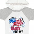 thumbnail image 4 of Inktastic Home of the Free Because My Daddy is Brave Boys or Girls Baby Bodysuit, 4 of 5