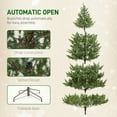 thumbnail image 4 of Resenkos 9ft Artificial Sparse Christmas Tree with Steel Stand & 4306 Tips for Home Office Holiday, 4 of 7