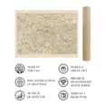 thumbnail image 4 of HISTORIX 1811 Map of Paris France Vintage Poster Wall Art Print, 24 x 36 Inch, 4 of 8