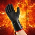 thumbnail image 2 of 14 Inch Heat Resistant Waterproof BBQ Grill Gloves, Food Grade Neoprene Insulated Oven Mitts for Kitchen Cooking and Barbecue Use, 2 of 6