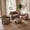 Light brown, variant on ZX Design 54" Mid-Century Modern Corduroy Loveseat, Small Sofa Couch with Single-Side Storage and Pillows for Living Room, Apartment Furniture