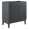 thumbnail image 2 of Modway Render 30" Bathroom Vanity Cabinet (Sink Basin Not Included) in Gray, 2 of 8