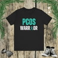 thumbnail image 2 of PCOS warrior Polycystic Ovary Syndrome awareness support Unisex T-shirt, 2 of 6