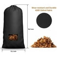 thumbnail image 3 of Lawn Tractor Grass Catcher Bag Large Capacity Wear Resistant Black, 3 of 4