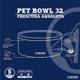 thumbnail image 2 of Plato para Mascota Kelvin Blanco Acero Inoxidable 946 ml, 2 of 5
