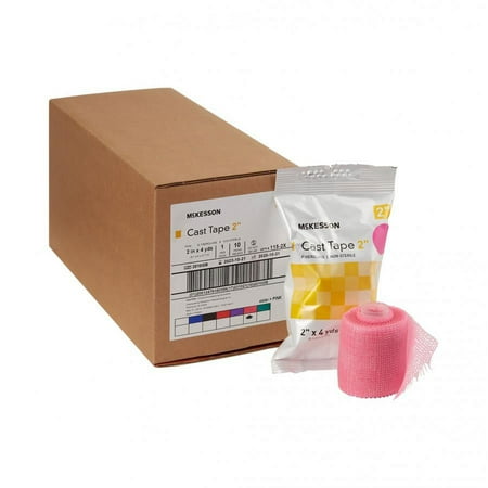 McKesson Pink Cast Tape, 2 Inch x 4 Yard, 10 Count