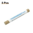 thumbnail image 3 of Uxcell 5pcs Wood Filler Sticks Wooden Wax Touch Up Furniture Repair Crayons for Scratch Cracks Hole Table Wood Floor, Rubberwood, 3 of 7
