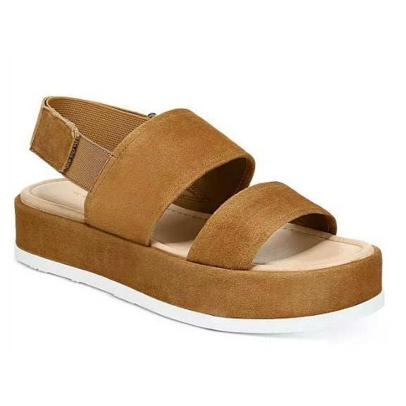 Via Spiga Women's Gabourey Slingback Platform Sandals, Toffee, US 8M, UK 6