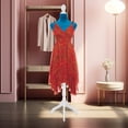 thumbnail image 7 of FDW Dress Form Sewing Mannequin - 50-63" Adjustable w/Wooden Tripod Stand，Blue, 7 of 7