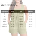thumbnail image 4 of Women Sleeveless Scoop Neck Loose Fit Romper with Pockets Casual Summer Outfit, 4 of 5